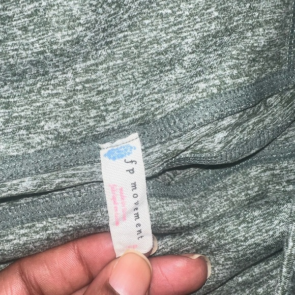 Free People Movement Gray Leggings size Small - Picture 3 of 7